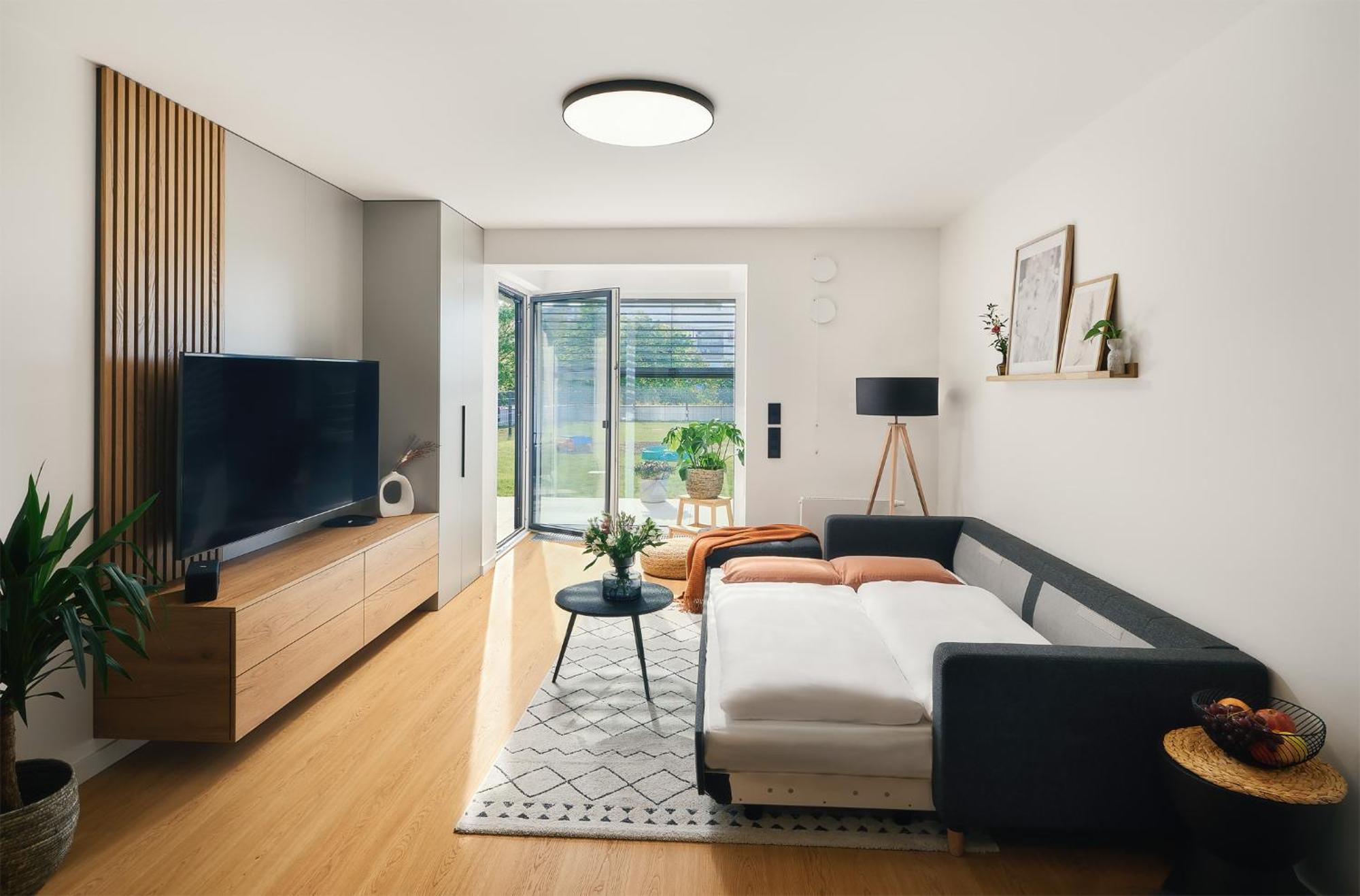 Beta Home - Garage, Air Condition, Garden, At Metro Prag Eksteriør billede